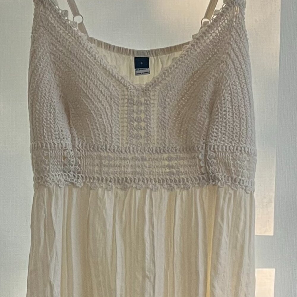 Fit & Flare Crochet-Bodice Maxi Dress - Old Navy - Gap